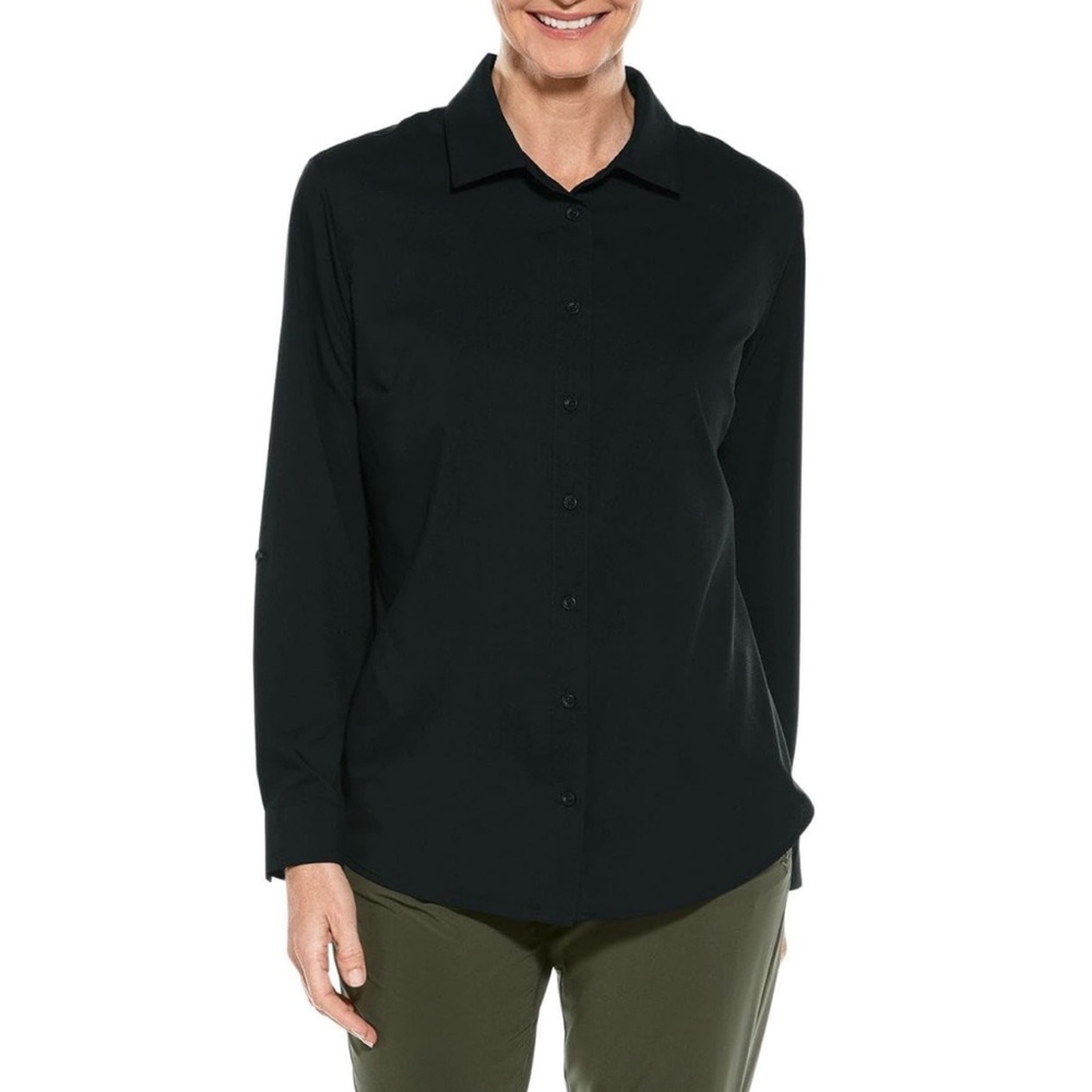 Coolibar Hepburn Shirt in Black